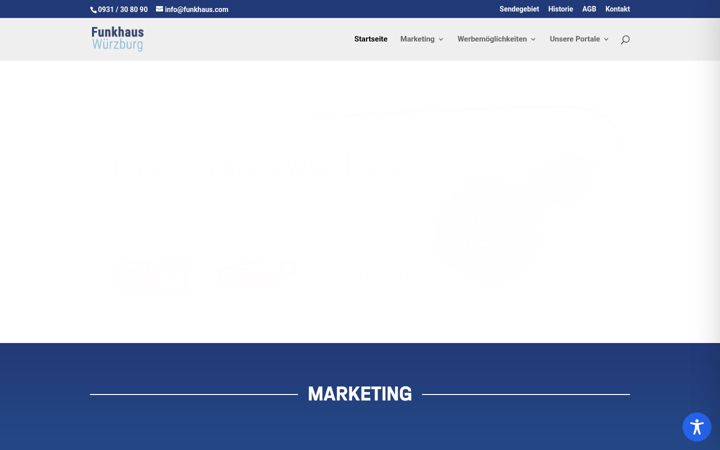 Screenshot of funkhaus.com