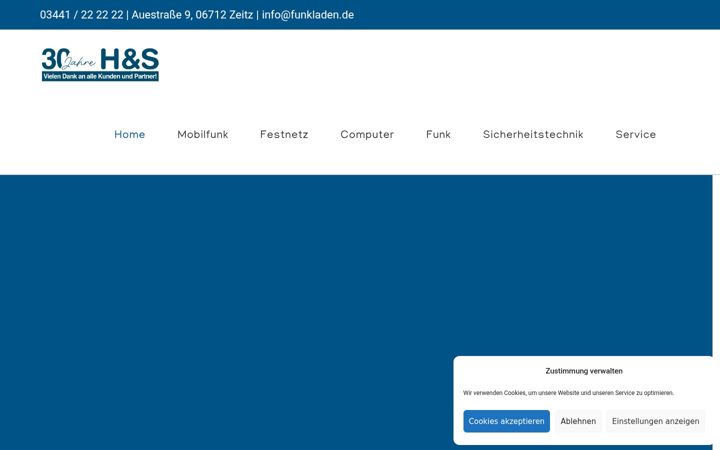 Screenshot of funkladen.de