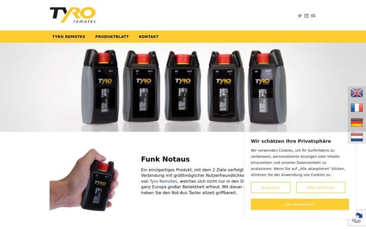 Screenshot of funknotaus.de