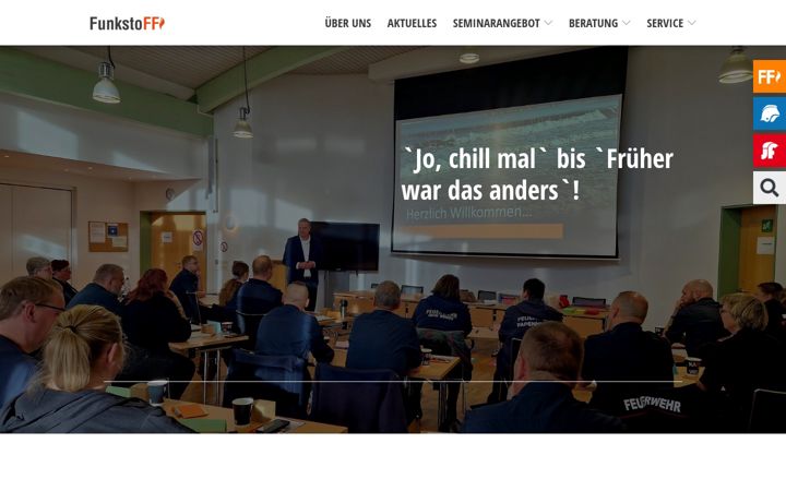 Screenshot of funkstoff-mv.de
