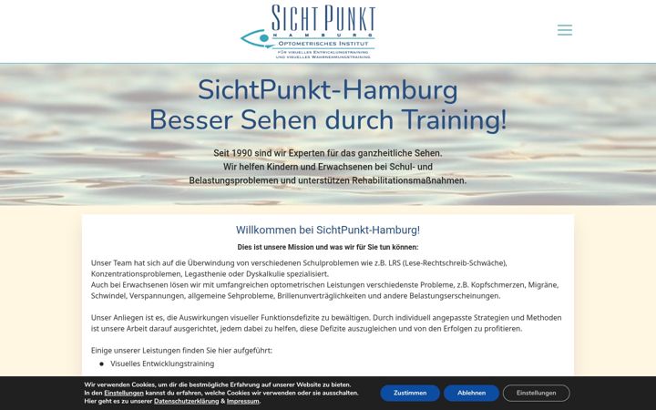 Screenshot of funktionaloptometrie.com