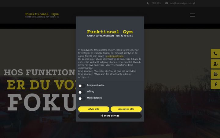 Screenshot of funktionelgym.com