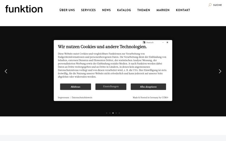 Screenshot of funktionmoebel.de