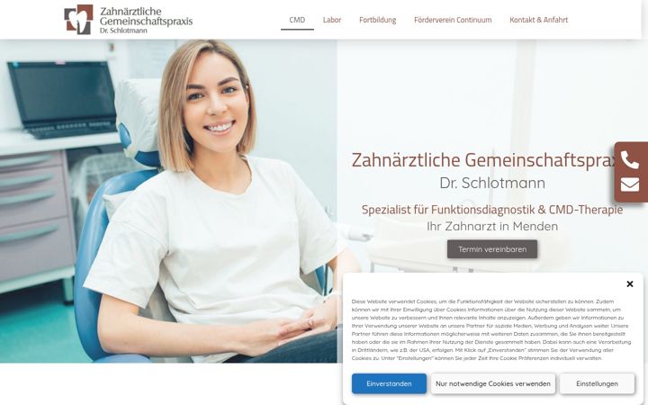 Screenshot of funktionsdiagnostik-cmd.de