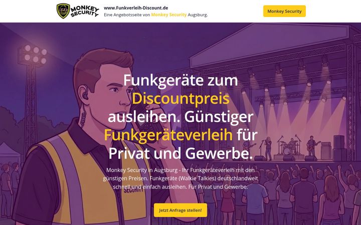 Screenshot of funkverleih-discount.de