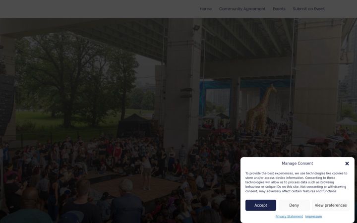 Screenshot of funkyfacilitators.ca