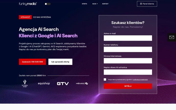 Screenshot of funkymedia.pl