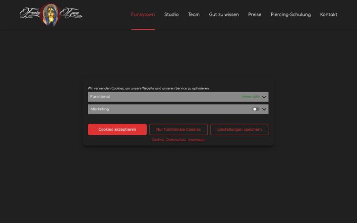 Screenshot of funkytown-sandrabaumann.de