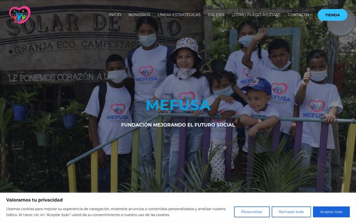 Screenshot of funmefusa.org