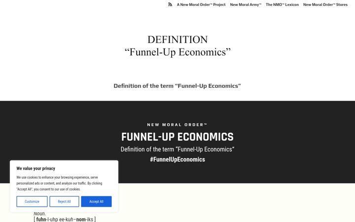 Screenshot of funnel-upeconomics.com
