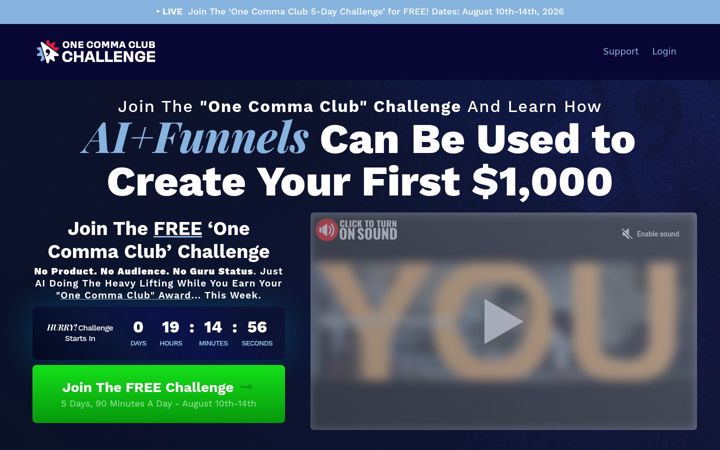 Screenshot of funnelfridays.com