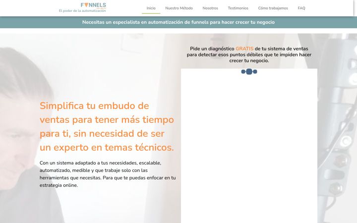 Screenshot of funnelsinlimites.com