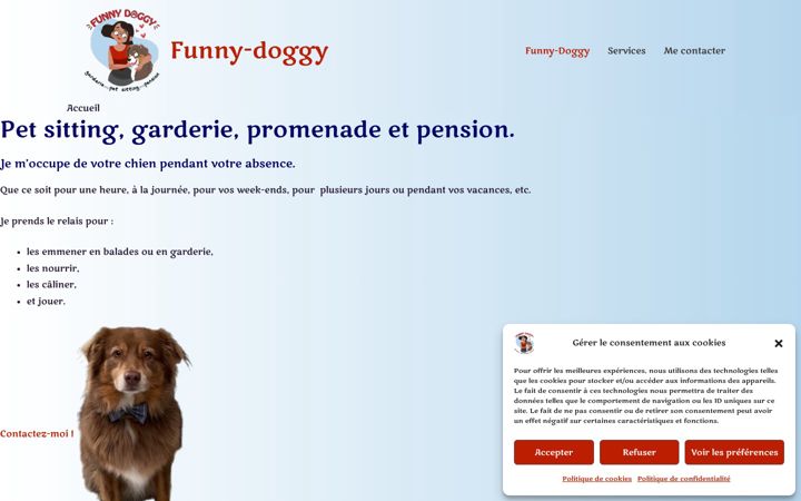 Screenshot of funny-doggy.com