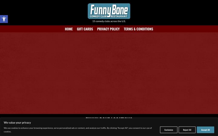 Screenshot of funnybone.com