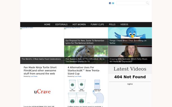 Screenshot of funnycrave.com