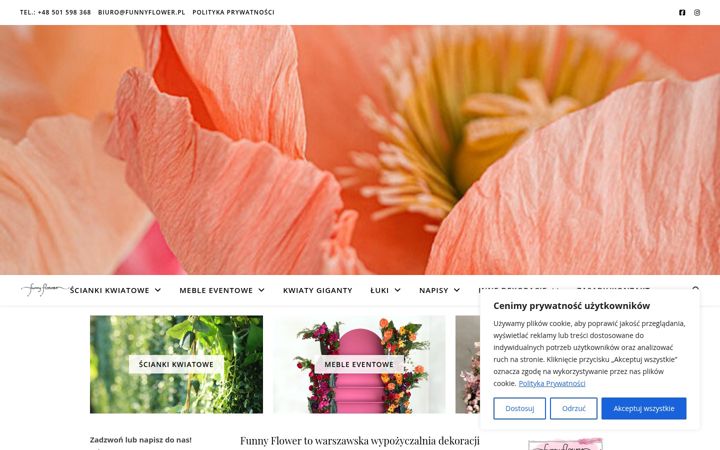 Screenshot of funnyflower.pl