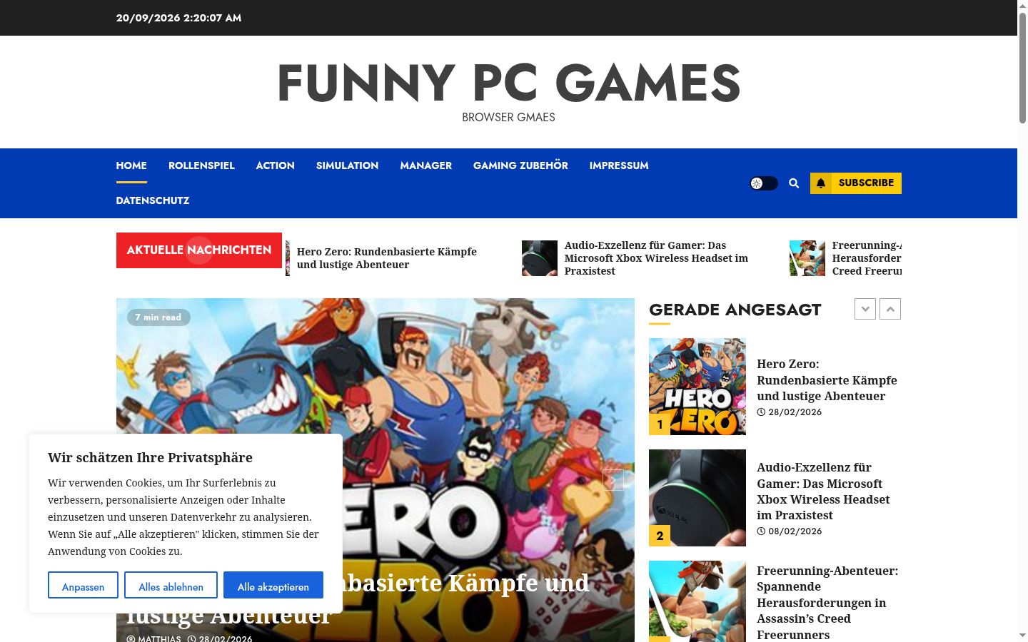 Screenshot του banner συγκατάθεσης που εμφανίστηκε πριν από οποιαδήποτε αλληλεπίδραση