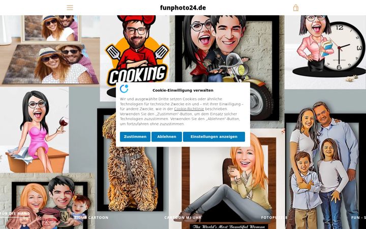 Screenshot of funphoto24.de