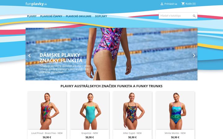 Snímek obrazovky funplavky.sk