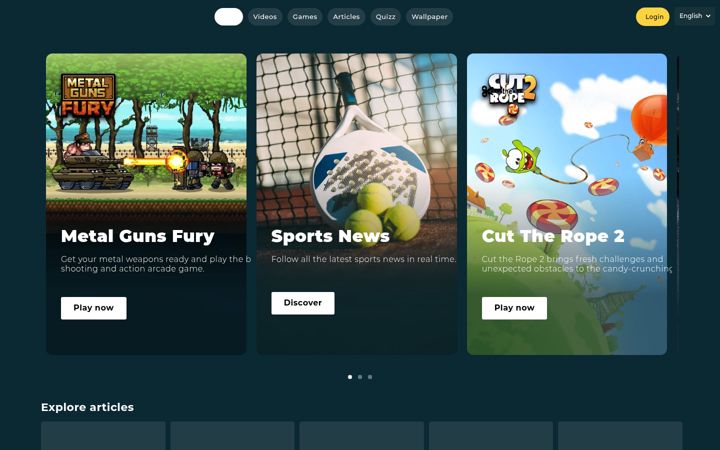 Screenshot of funpop-jo.com