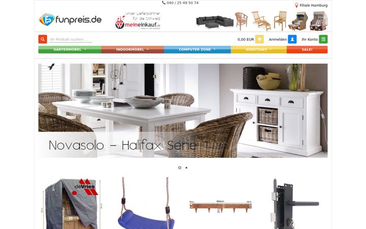 Screenshot of funpreis.de