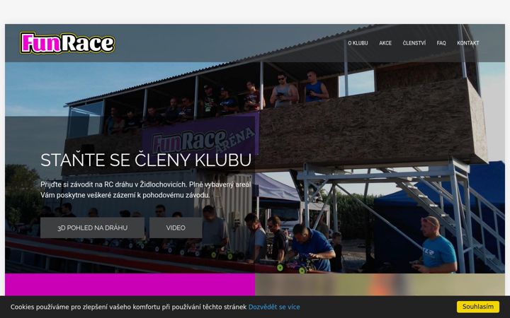 Screenshot of funrace.eu