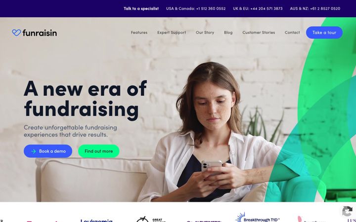 Screenshot of funraisin.co