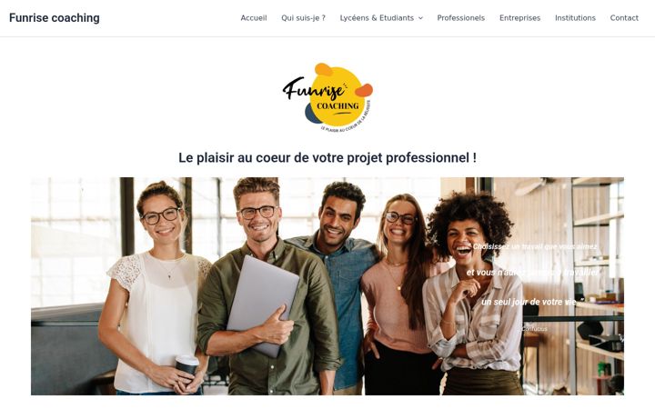 Screenshot of funrise-coaching.fr