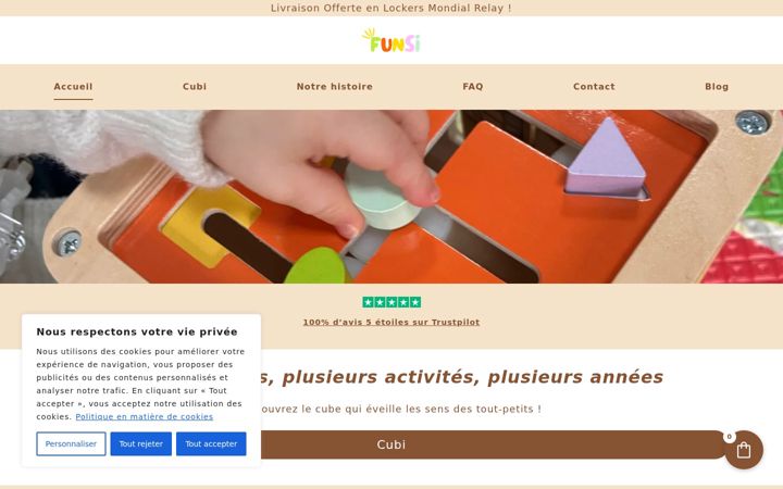 Screenshot of funsi-toys.com