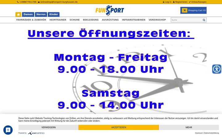 Screenshot of funsport-burghausen.de