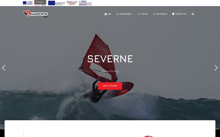Screenshot of funsports.gr