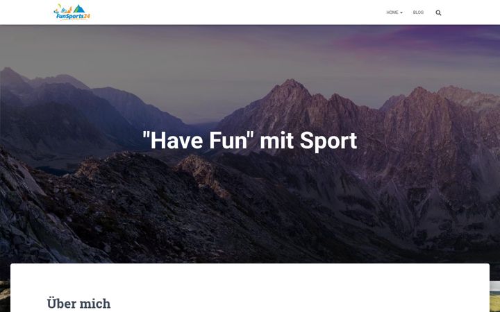 Screenshot of funsports24.de