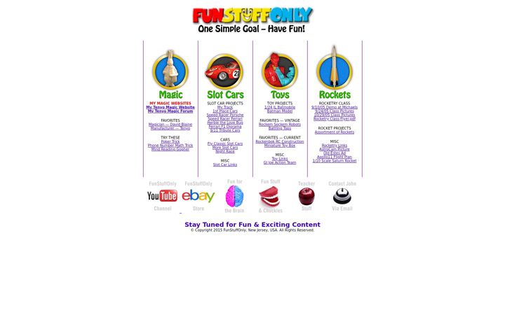 Screenshot of funstuffonly.com