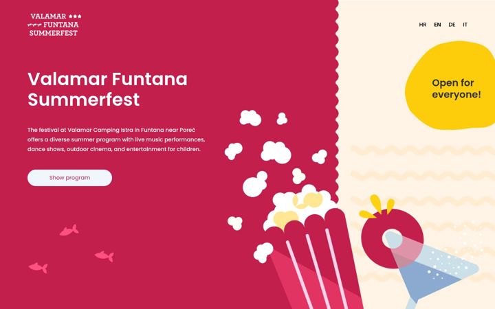 Screenshot of funtanasummerfest.com