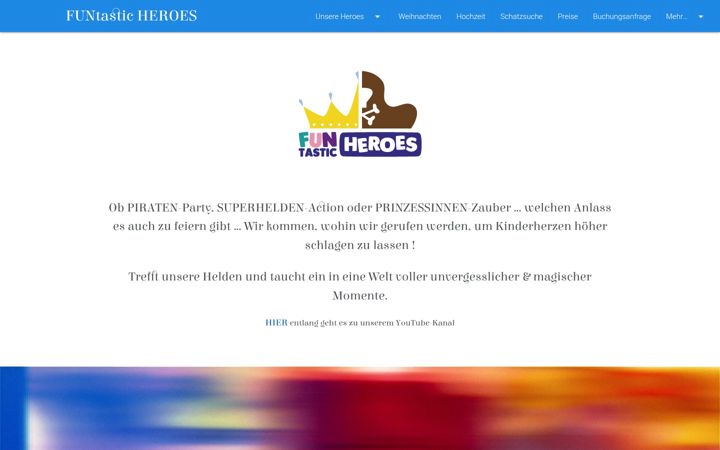Screenshot of funtastic-heroes.de