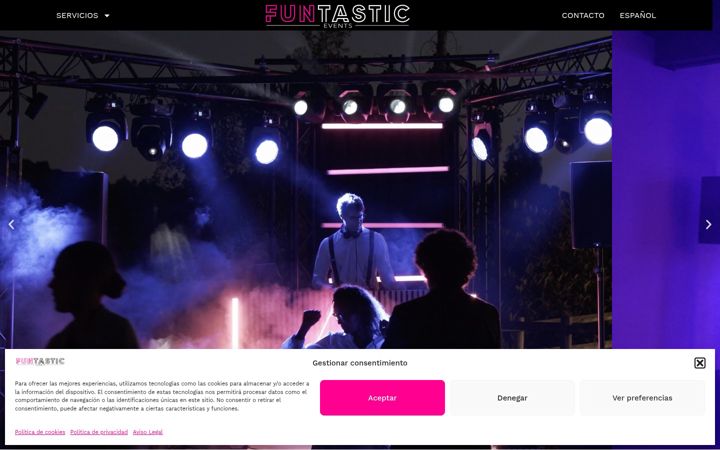 Screenshot of funtasticevents.es