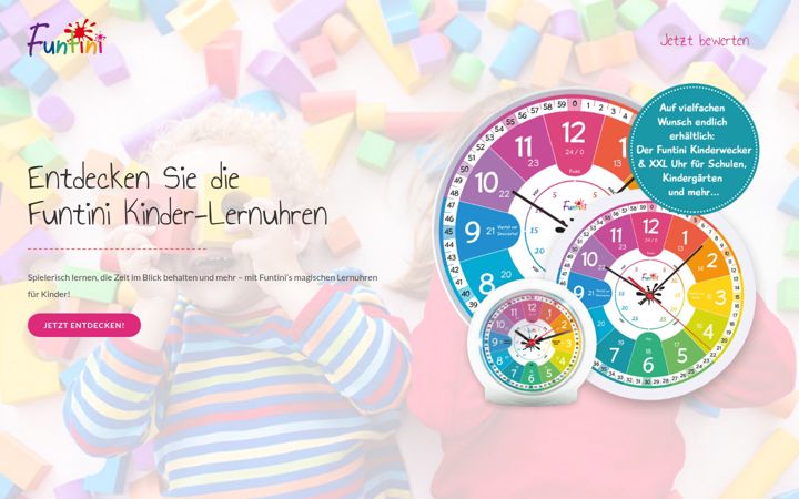 Screenshot of funtini.de