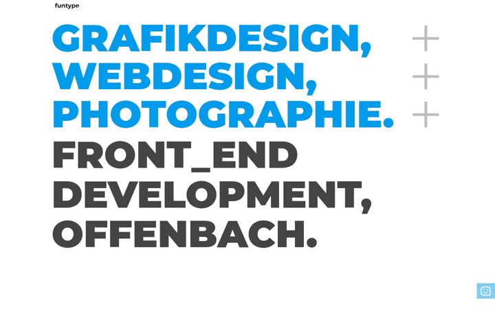 Screenshot of funtype.de