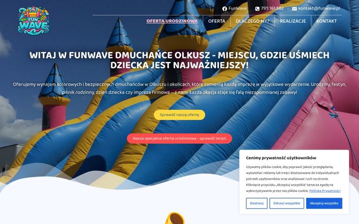 Screenshot of funwave.pl