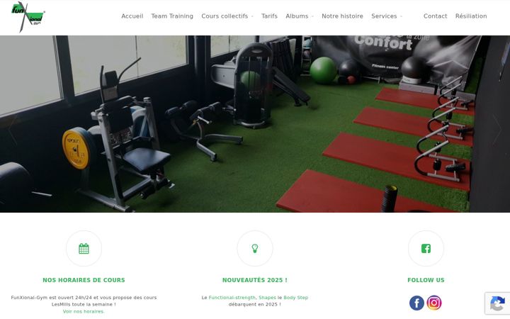 Screenshot του funxionalgym.be