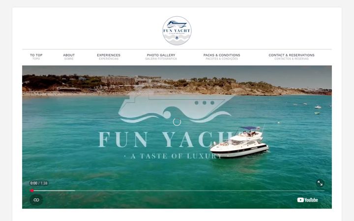 Screenshot of funyacht.pt
