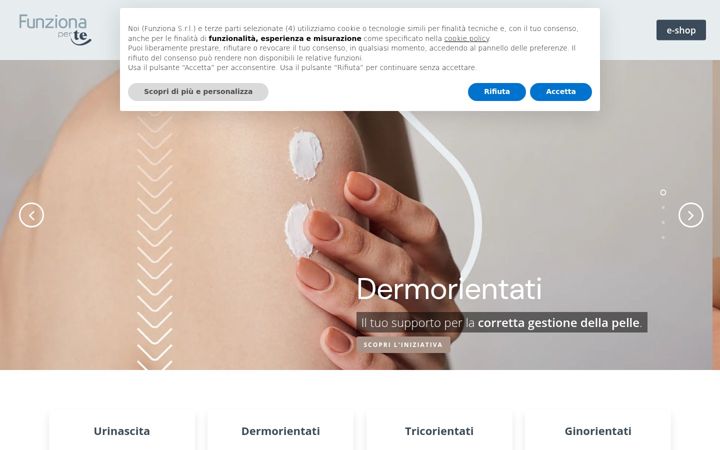 Screenshot van funzionaperte.it