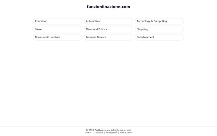 Screenshot of funzioniinazione.com
