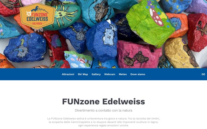 Screenshot van funzone-edelweiss.it