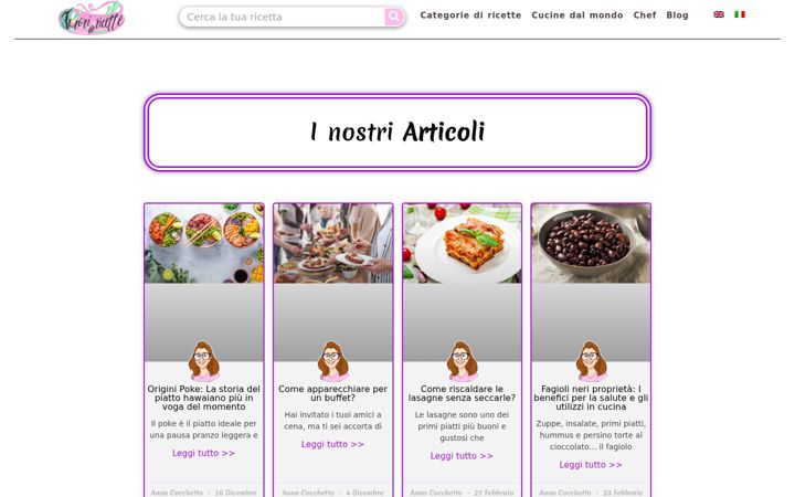 Screenshot van fuorilericette.it
