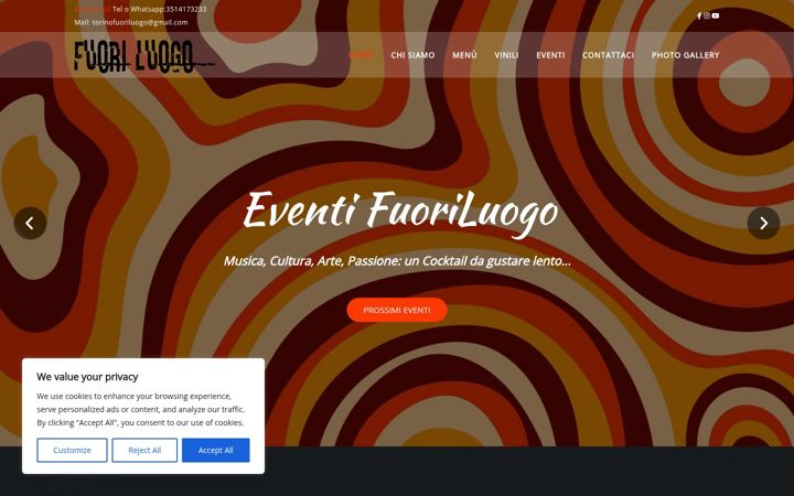 Screenshot of fuoriluogo.org