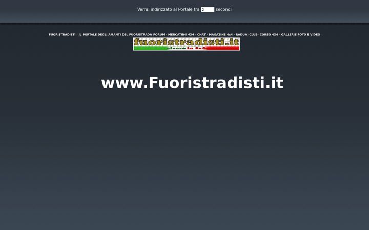 Screenshot of fuoristradisti.it