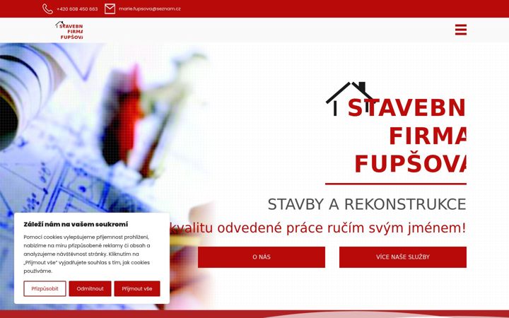 Screenshot of fupsova.cz