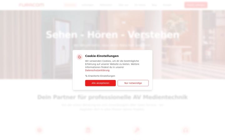 Screenshot of furacom.de