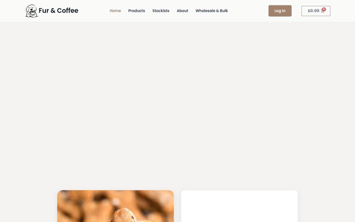 Screenshot of furandcoffee.co
